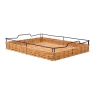 Bandeja 40cm Por 30,5cm Rattan Iron Mimo Style
